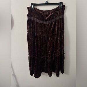 Tracy Evans Chocolate Brown Midi Skirt